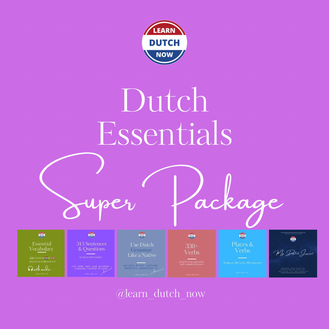 Dutch Essentials Super Package – Learn Dutch Now