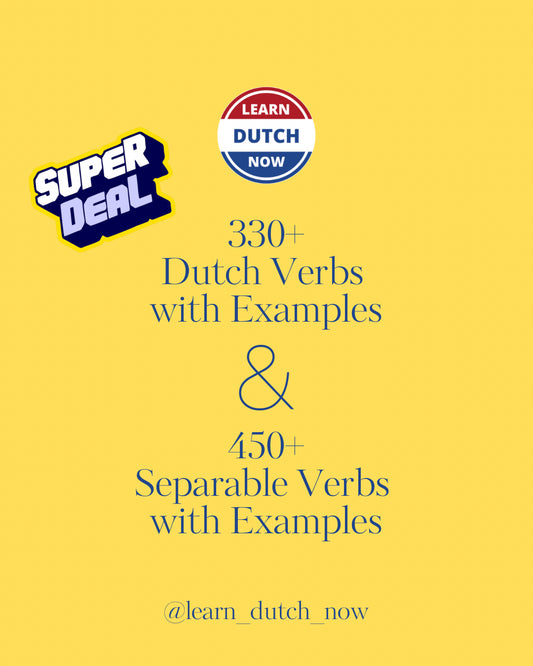 Dutch Verbs with Examples & Separable Verbs with Examples