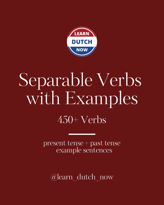 Separable Verbs with Examples
