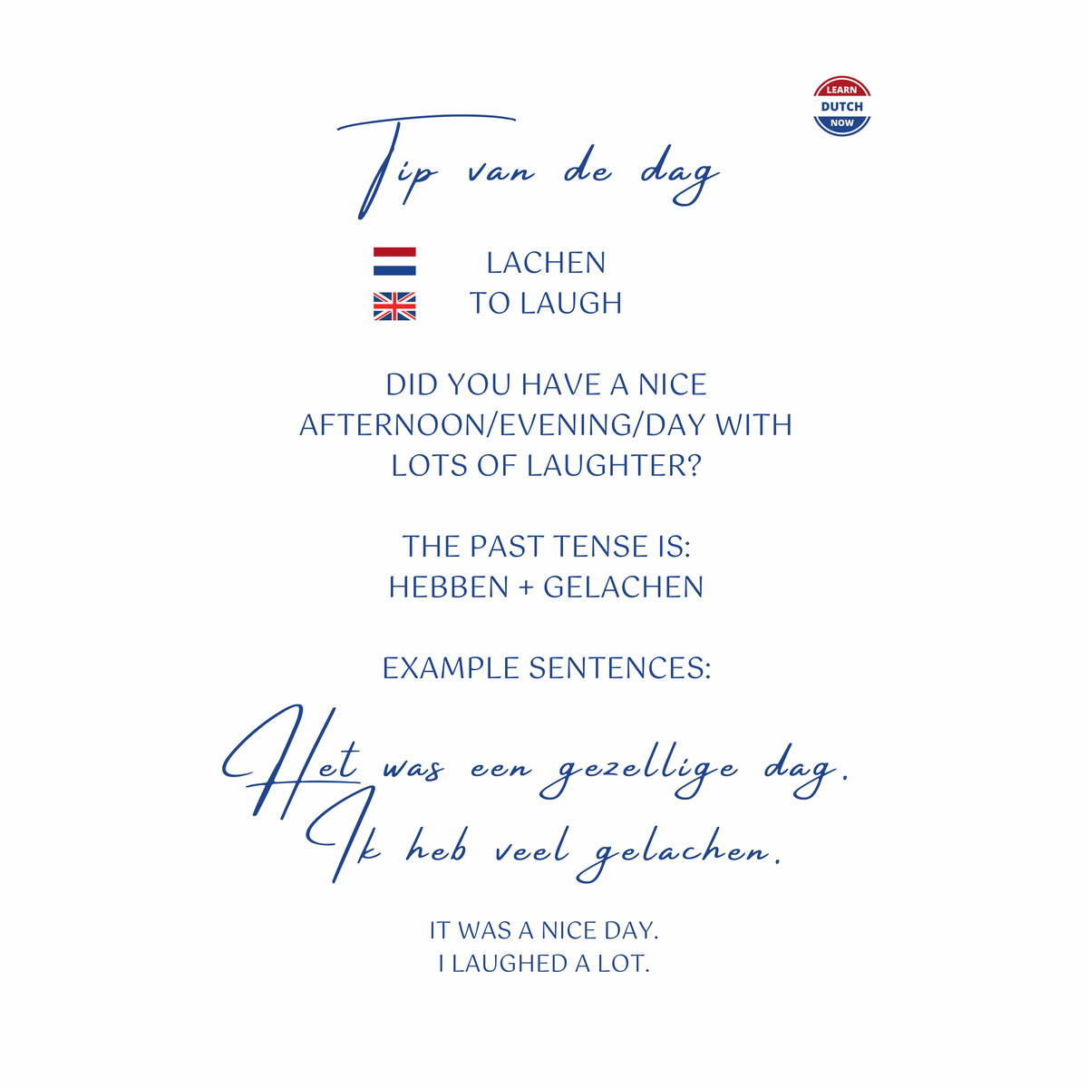Dutch Text Example My Dutch Journal & Dutch Verbs with Examples – Learn Dutch Now